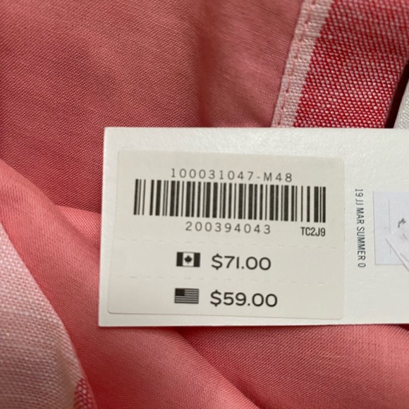 NWT Janie and Jack Striped Pink Dress in size: 6 - Picture 7 of 7